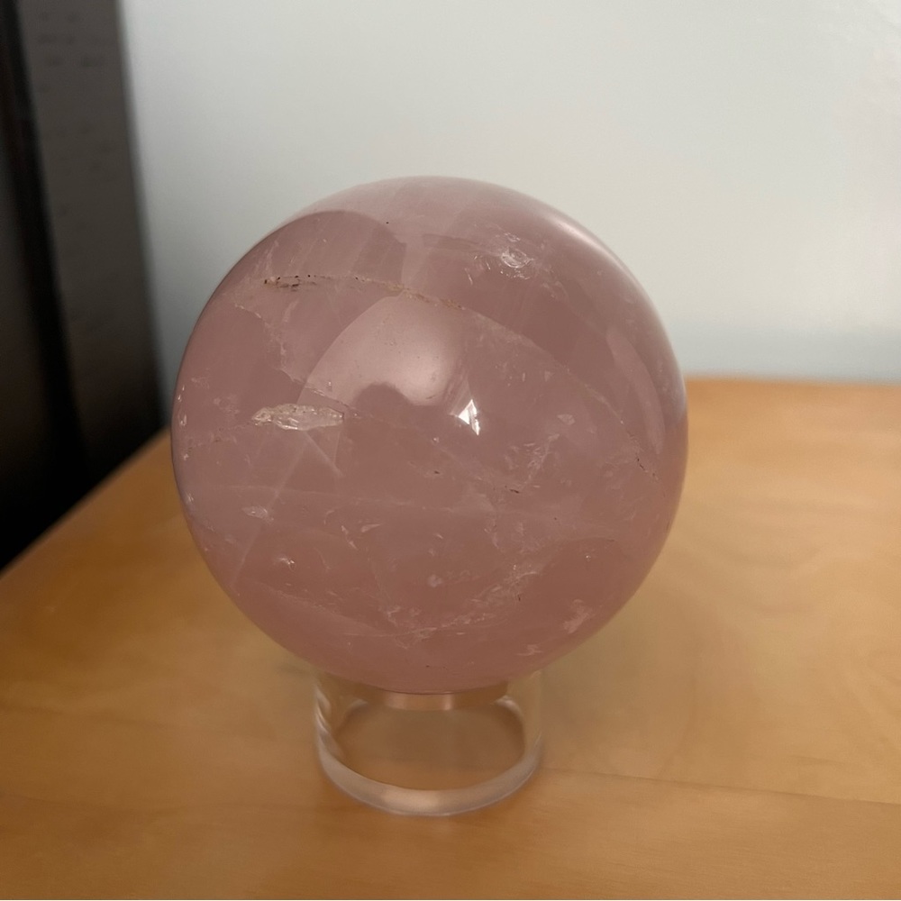 3.5” Rose Quartz Sphere